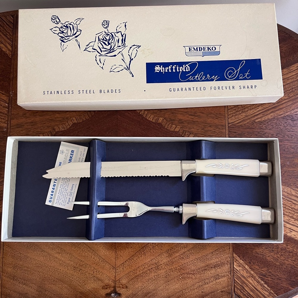 Vintage Emdeko Sheffield Cutlery Set Stainless Steel